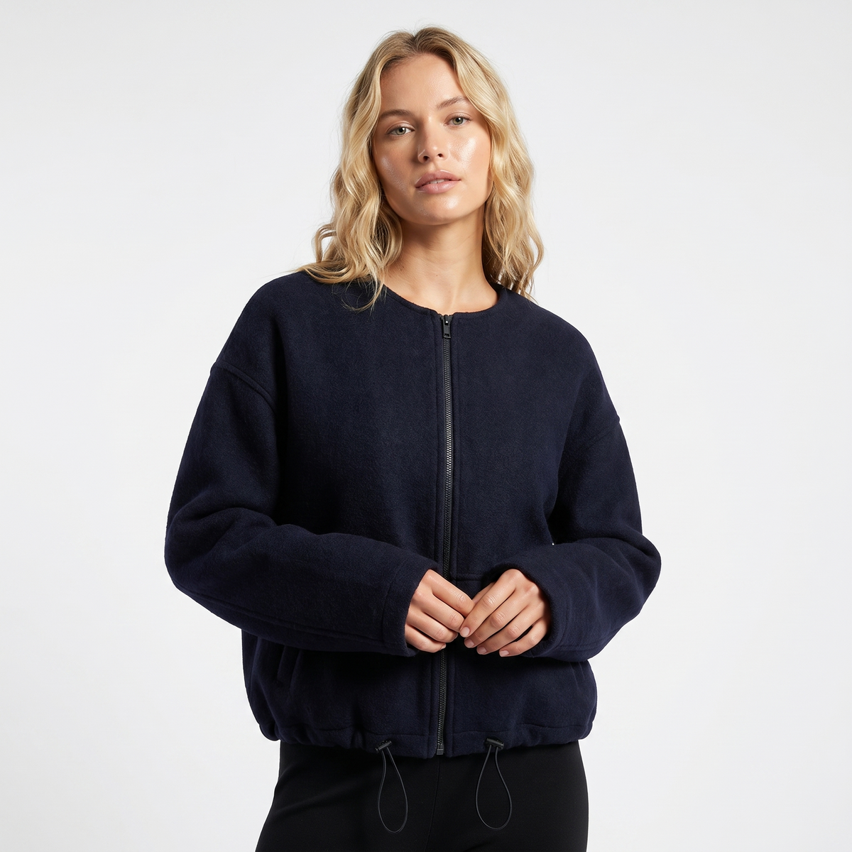 Women's Oversized Long-Sleeve Winter Coat