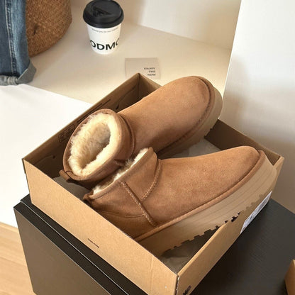 Women's fleece-lined Padded Cotton Winter Boots
