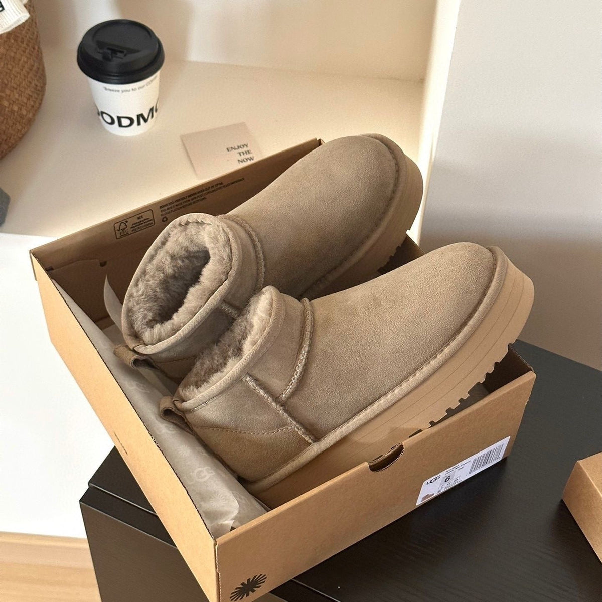 Women's fleece-lined Padded Cotton Winter Boots