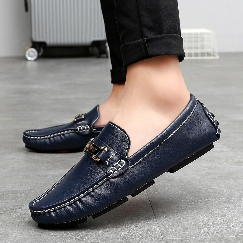 Men's Slip-On Leather Loafer Autumn Shoes