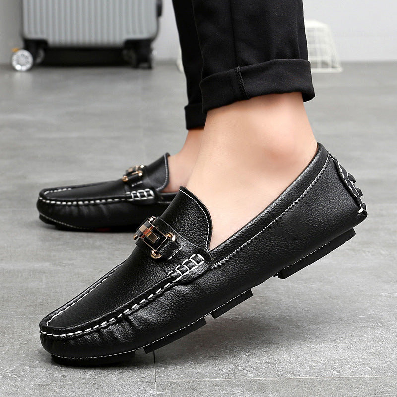 Men's Slip-On Leather Loafer Autumn Shoes
