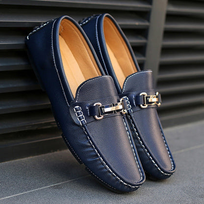 Men's Slip-On Leather Loafer Autumn Shoes