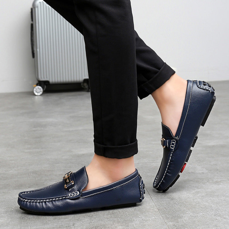 Men's Slip-On Leather Loafer Autumn Shoes