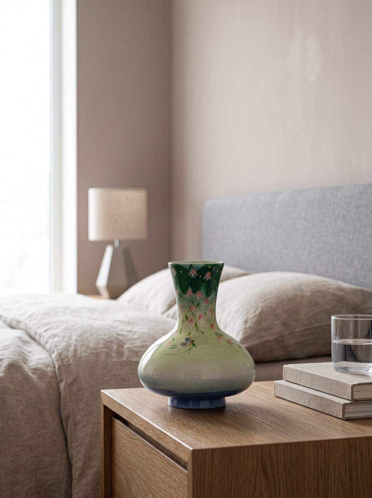 Lily of the valley vase close-up
