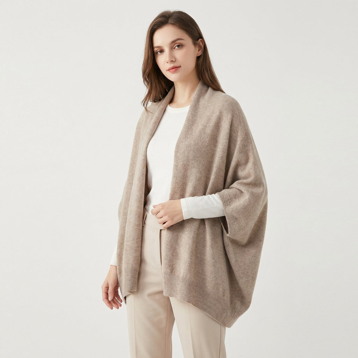 Women's Knitted Winter Cardigan Wool Shawl