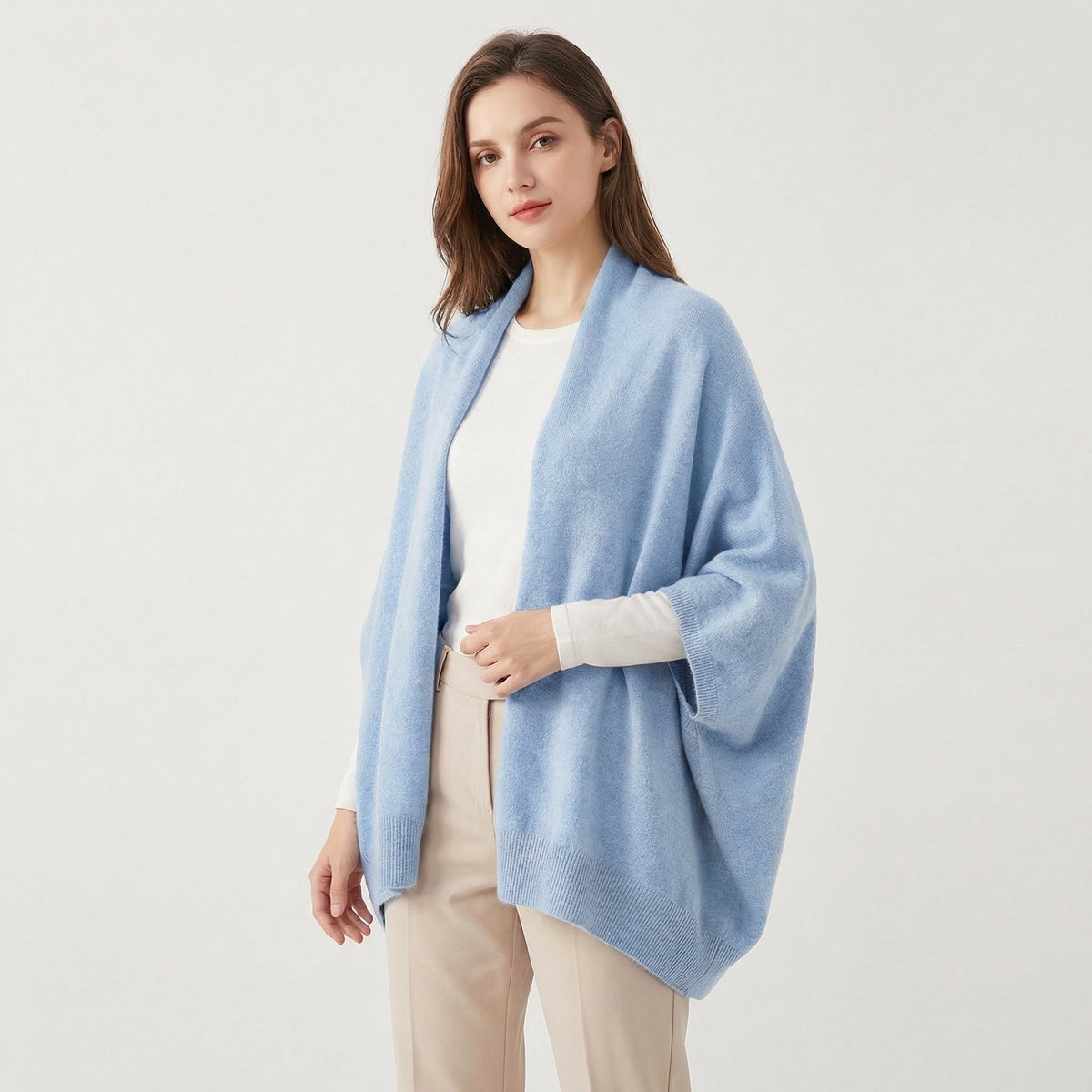 Women's Knitted Winter Cardigan Wool Shawl
