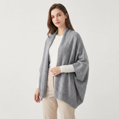 Women's Knitted Winter Cardigan Wool Shawl