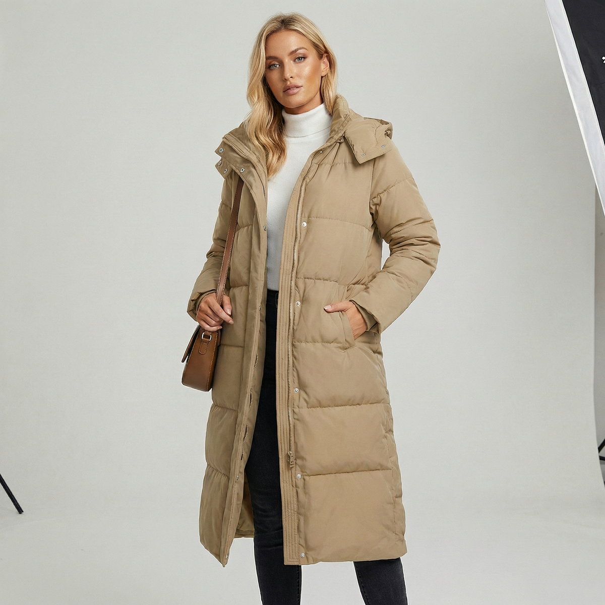 Women's Loose Thickened Long Cotton Oversized Puffer Winter Coat