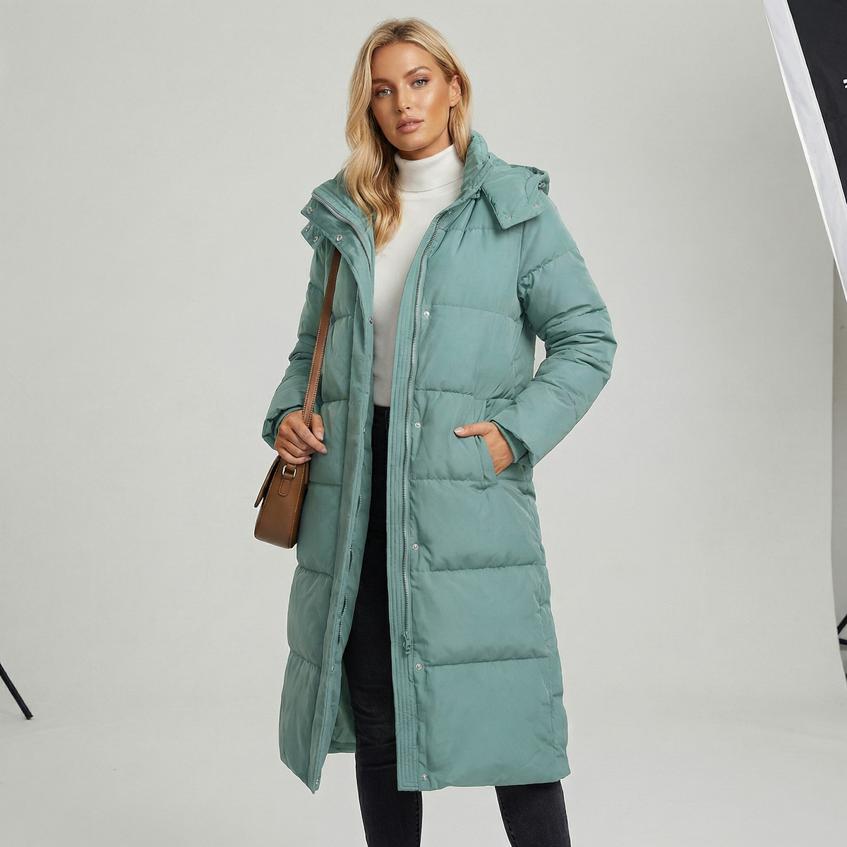 Women's Loose Thickened Long Cotton Oversized Puffer Winter Coat