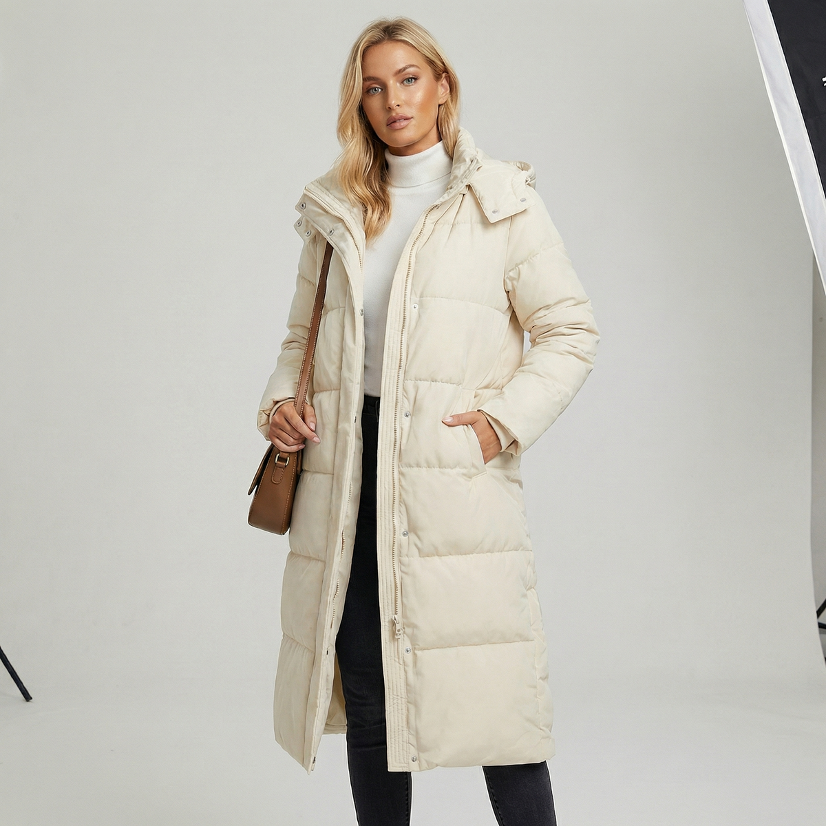 Women's Loose Thickened Long Cotton Oversized Puffer Winter Coat