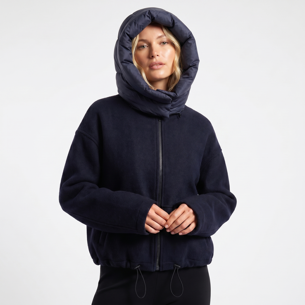 Women's Oversized Long-Sleeve Winter Coat