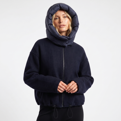 Women's Oversized Long-Sleeve Winter Coat