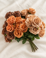 Caramel Brown Bouquet of Roses