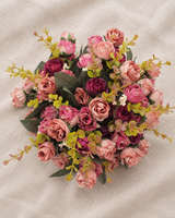 Pink Burgundy Mini Rose Bouquet