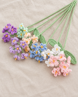 Pastel Mixed Crochet Flowers