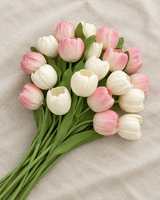 Pink White Tulip Bouquet