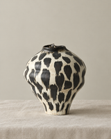 Black White Wabi-Sabi Vase