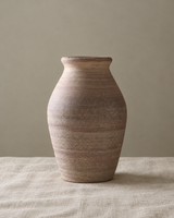 Taupe Rustic Clay Vase