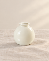 Cream Glossy Mini Vase