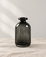 Smoked Grey Bottle Vase