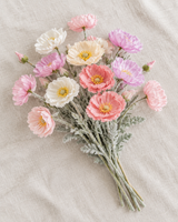Pastel Mixed Poppy Stems