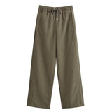 Army-Green Pants
