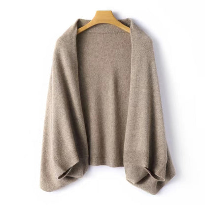 Women's Knitted Winter Cardigan Wool Shawl